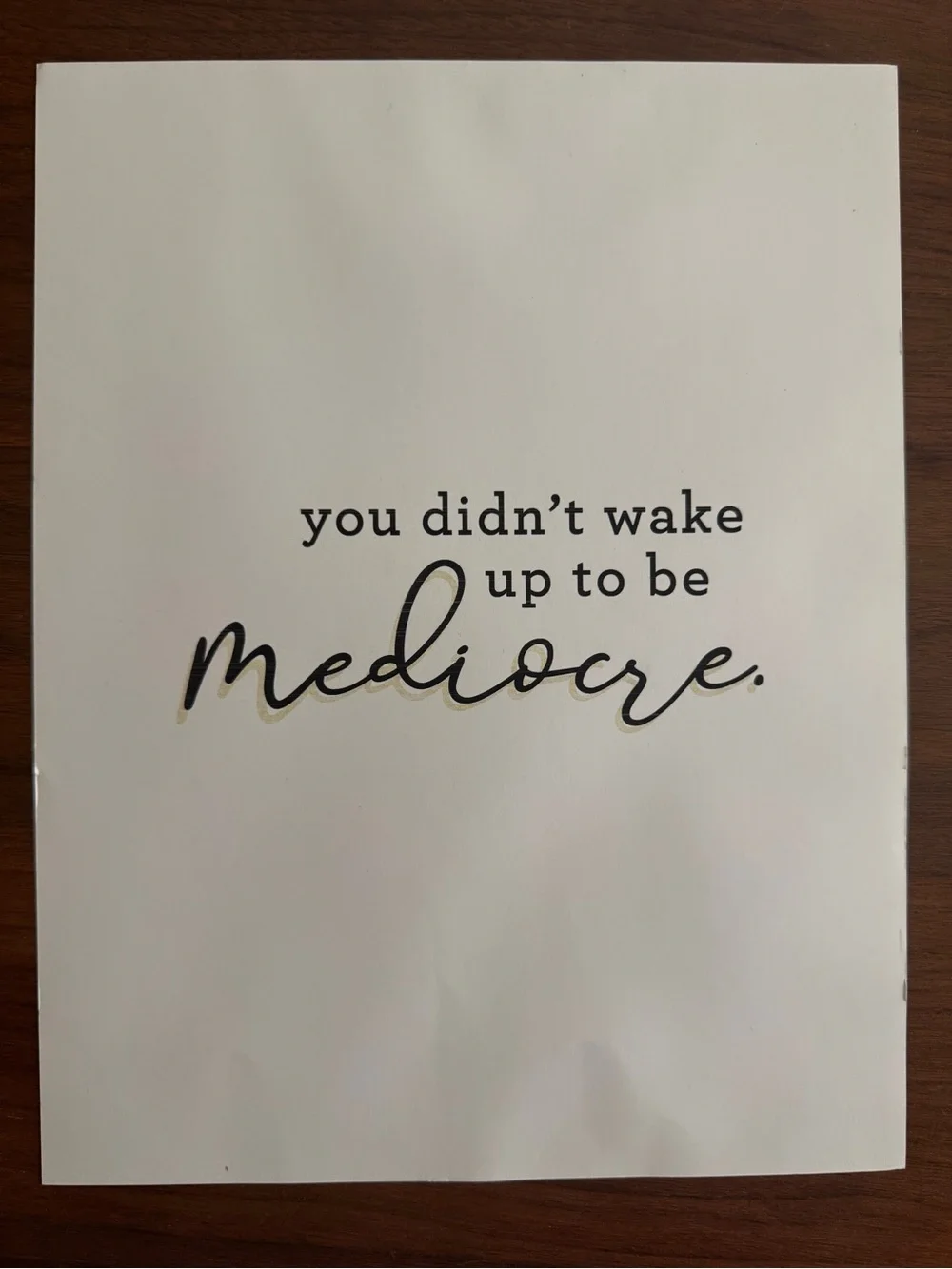 Peloton Motivational Quote Print Set with Red Peloton Logo Accent